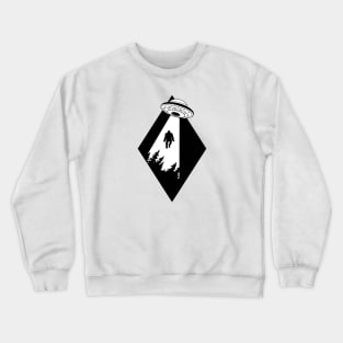 So That's What Happened to Bigfoot - White Background Crewneck Sweatshirt